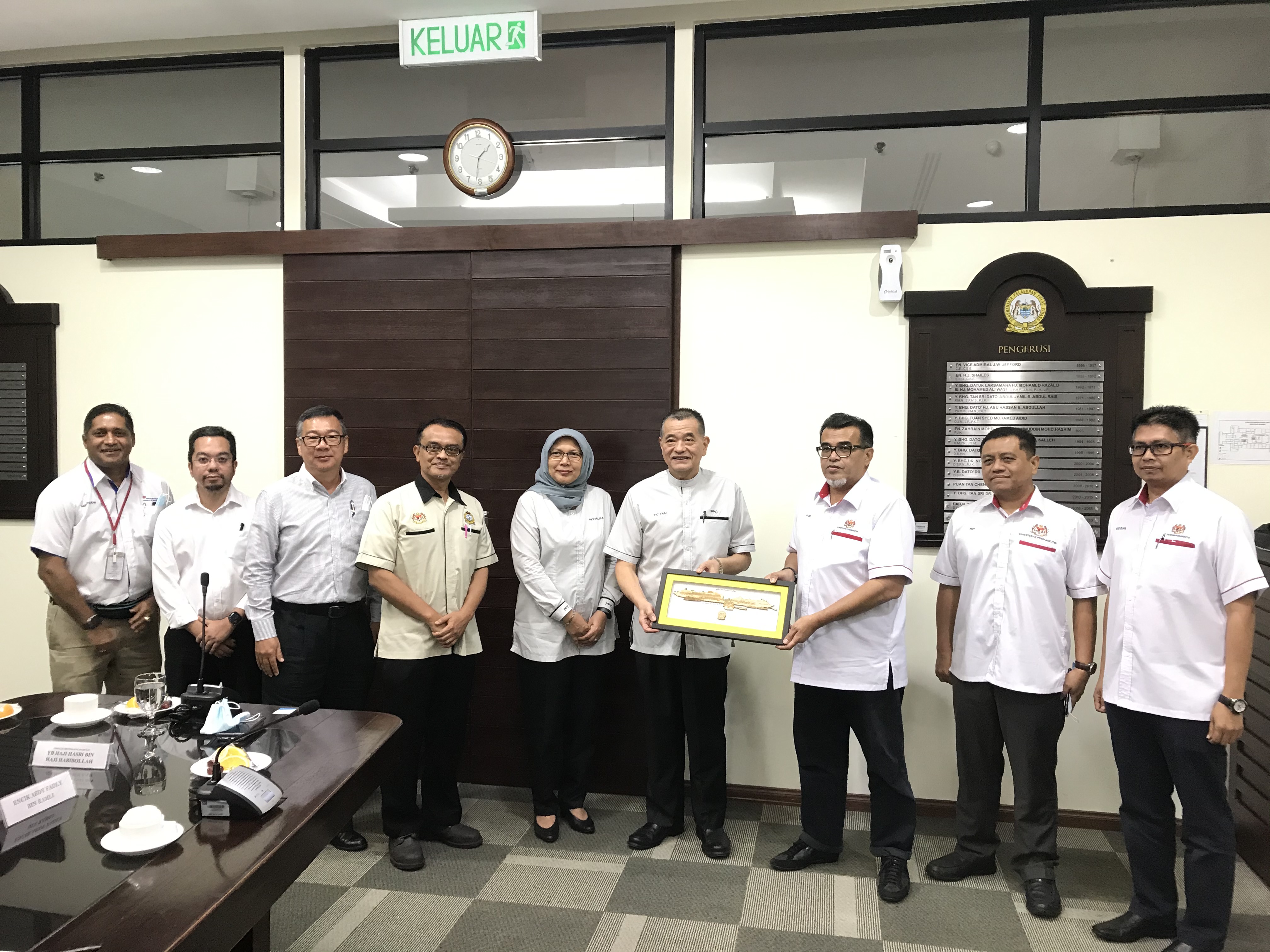 TIMBALAN MENTERI PENGANGKUTAN LAWAT SURUHANJAYA PELABUHAN PULAU PINANG