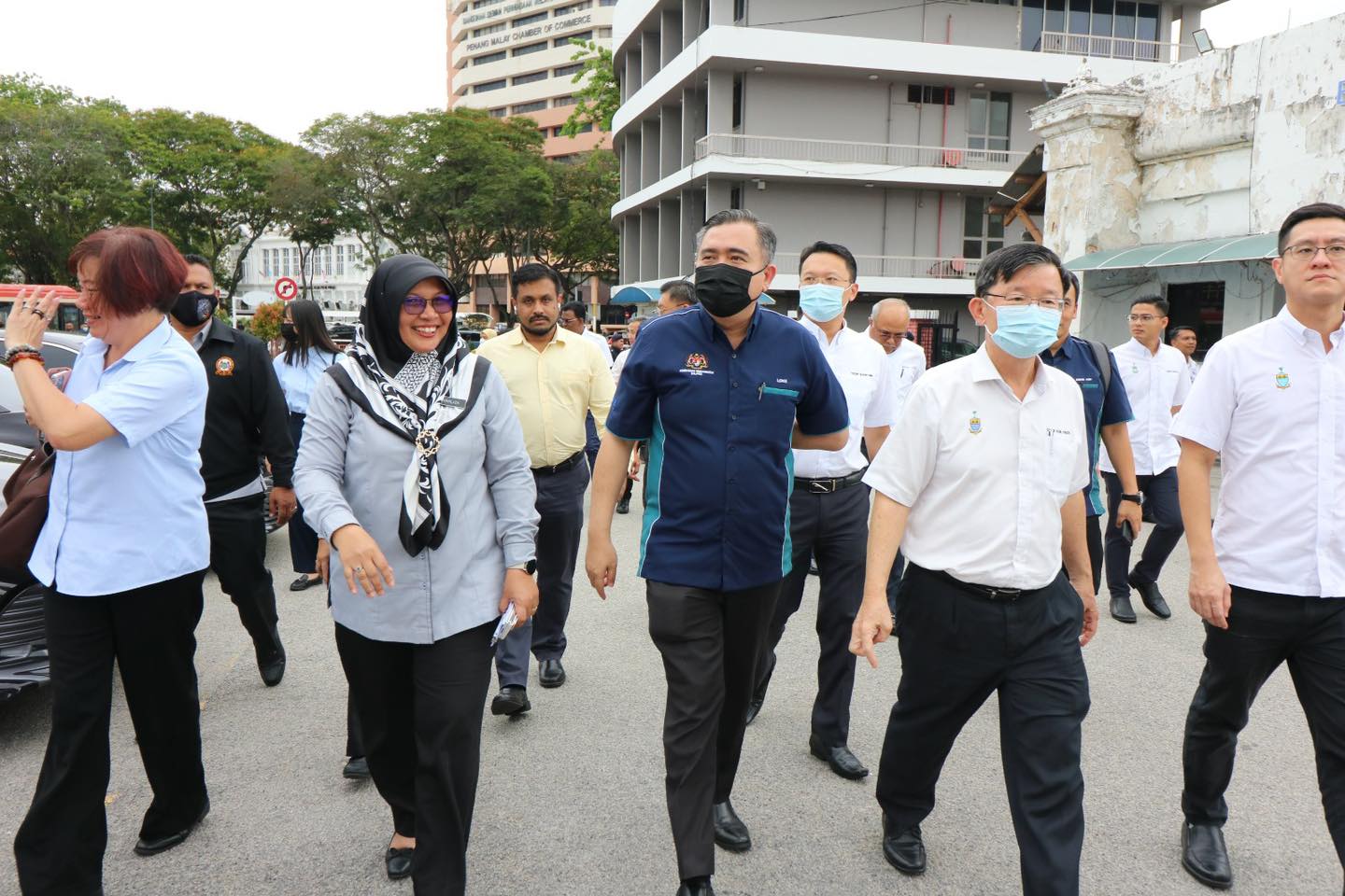 LAWATAN OLEH YB MENTERI PENGANGKUTAN KE SURUHANJAYA PELABUHAN PULAU PINANG