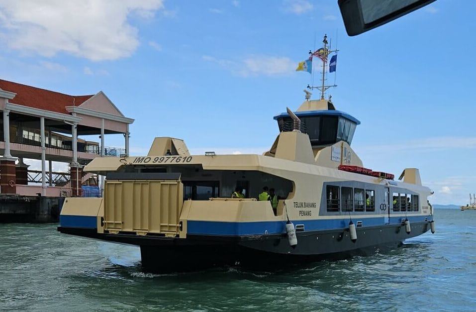 Penggunaan Feri Pulau Pinang meningkat pada separuh pertama tahun Ini