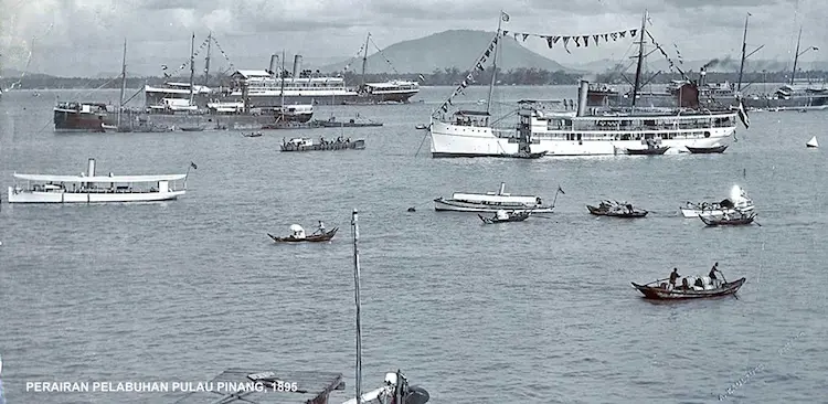 Penang Harbour 1860s