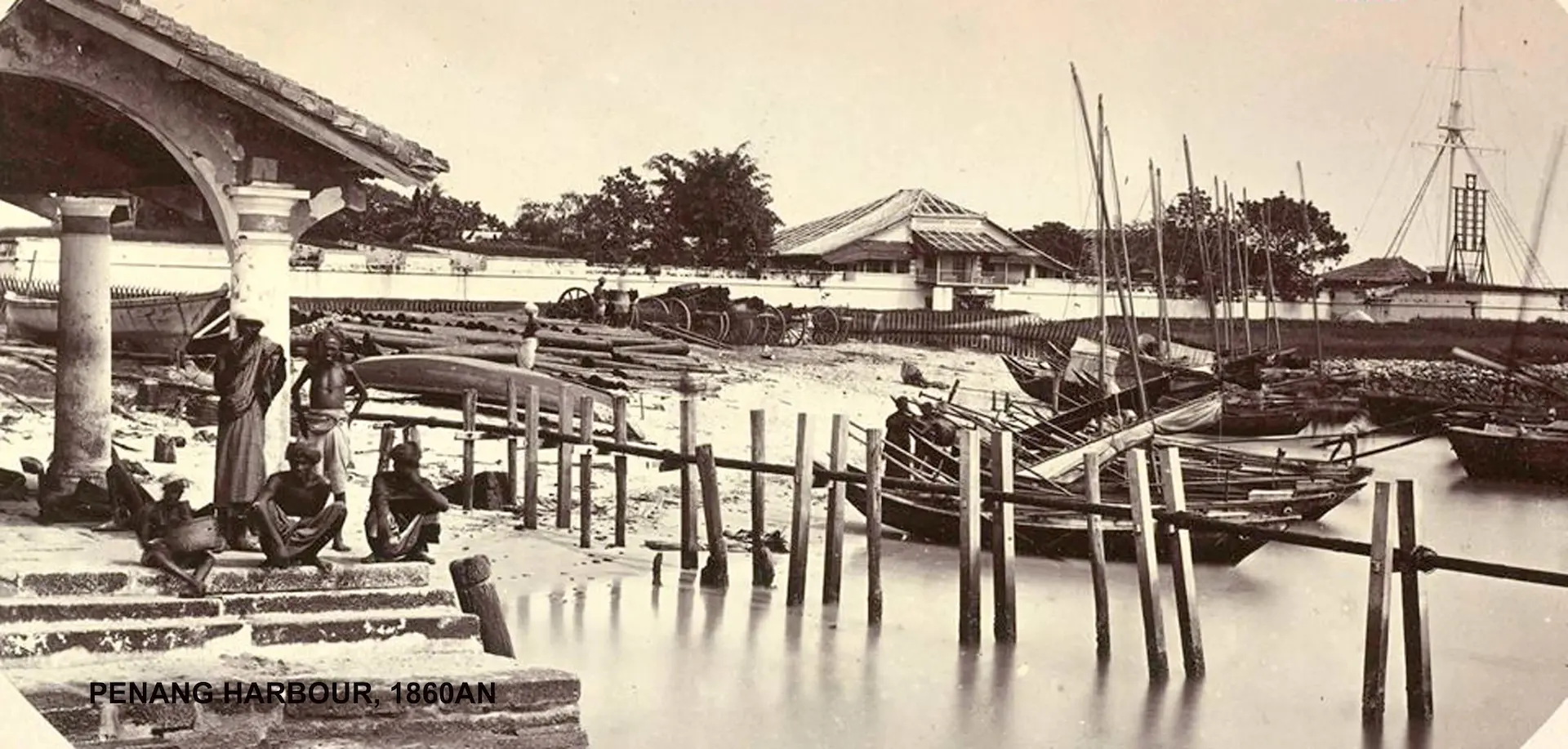 Penang Harbour 1860s