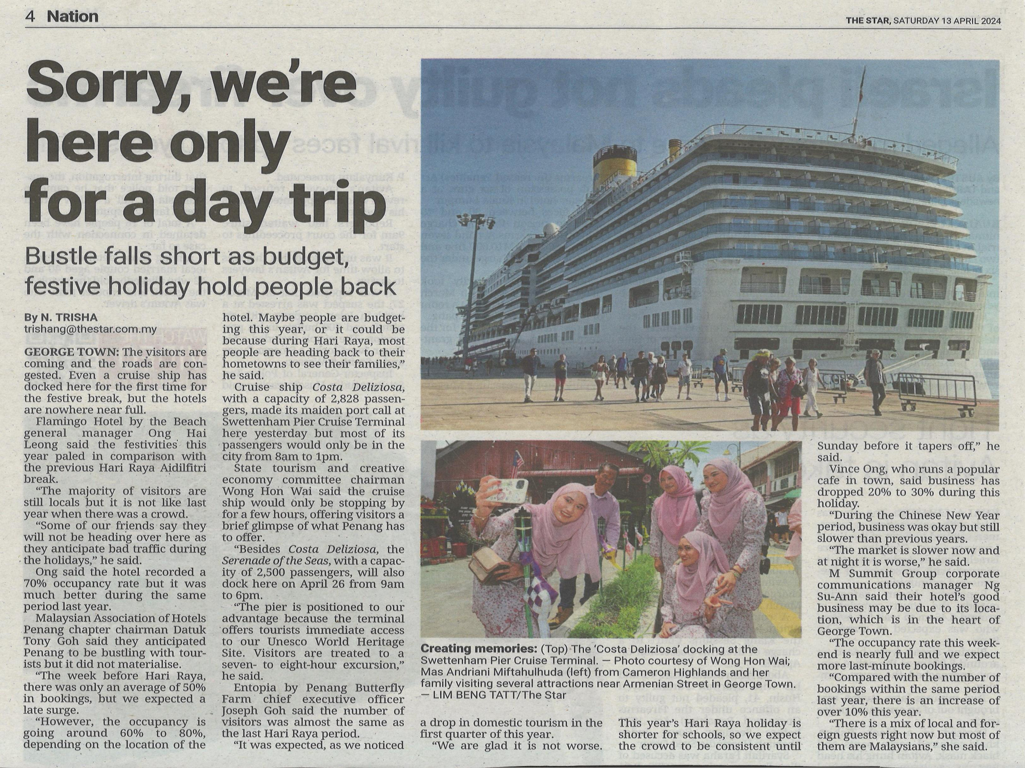 Sorry We Are Here Only For A Day Trip