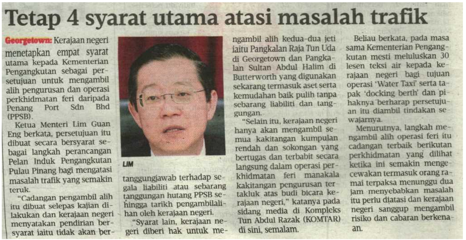 Tetap 4 Syarat Utama Atasi Masalah Trafik